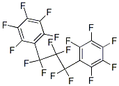 1,1'-(1,1,2,2,3,3-ヘキサフルオロ-1,3-プロパンジイル)ビス(2,3,4,5,6-ペンタフルオロベンゼン) 化学構造式