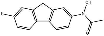 7-FLUORO-N-HYDROXY-N-2-ACETYLAMINOFLUORENE 结构式