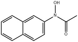 N-hydroxy-N-2-naphthalenylacetamide 结构式