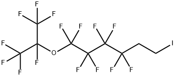 1H,1H,2H,2H-1-IODO-6-(HEPTAFLUOROISOPROPOXY)OCTAFLUOROHEXANE 化学構造式