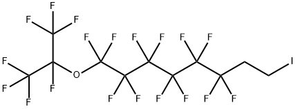 1H,1H,2H,2H-1-IODO-8-(HEPTAFLUOROISOPROPOXY)PERFLUOROOCTANE Structure