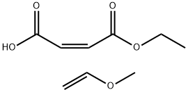 METHYL VINYL ETHER-MONOETHYL MALEATE COPOLYMER Structure