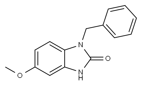 5-Methoxy-1-benzyl-1H-benzoimidazole-2(3H)-one 结构式