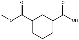 1-羧酸-3-甲酸甲酯环己烷, 25090-39-5, 结构式