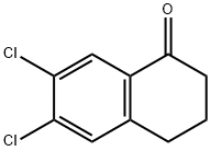 6,7-二氯-3,4-二氢-1H-2-萘酮, 25095-57-2, 结构式