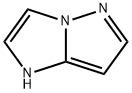 1H-イミダゾ[1,2-B]ピラゾール 化学構造式