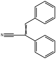 2,3-ジフェニルアクリロニトリル 化学構造式