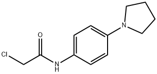 2-CHLORO-N-(4-PYRROLIDIN-1-YL-PHENYL)-ACETAMIDE 化学構造式