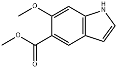 6-甲氧基-1H-吲哚-5-羧酸甲酯, 251107-30-9, 结构式
