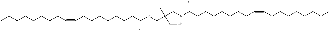ビス[(Z)-9-オクタデセン酸]2-エチル-2-ヒドロキシメチル-1,3-プロパンジイル 化学構造式