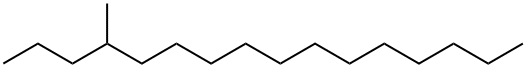 4-METHYLHEXADECANE, 25117-26-4, 结构式