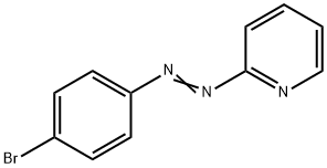 2-[(p-ブロモフェニル)アゾ]ピリジン 化学構造式