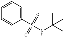 N-TERT-ブチルベンゼンスルホンアミド 化学構造式