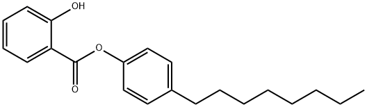 水杨酸对辛基苯基酯 结构式