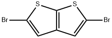 2,5-ジブロモチエノ[2,3-b]チオフェン 化学構造式