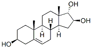 (3b,16b,17a)-Androst-5-ene-3,16,17-triol 结构式