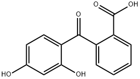 2-(2,4-DIHYDROXYBENZOYL)BENZOIC ACID Structure