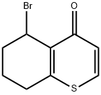 5-溴-6,7-二氢苯并[B]噻吩-4(5H)-酮 结构式