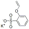 potassium vinyloxybenzenesulphonate Structure