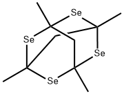 1,3,5,7-Tetramethyl-2,4,6,8-tetraselenaadamantane Struktur
