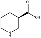(R)-(-)-哌啶-3-甲酸,25137-00-2,结构式