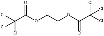 ビス(トリクロロ酢酸)エチレン 化学構造式