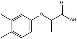 2-(3,4-ジメチルフェノキシ)プロパン酸 化学構造式