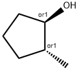 rel-2α*-メチルシクロペンタン-1β*-オール 化学構造式