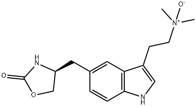 ゾルミトリプタンN-オキシド 化学構造式