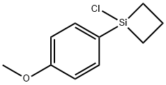 1-(4-甲氧基苯基)-1-氯硅基环丁烷, 251453-07-3, 结构式
