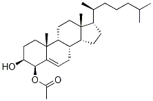 4β-Hydroxy Cholesterol 4-Acetate 结构式