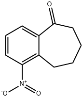 1-NITRO-6,7,8,9-TETRAHYDRO-5H-BENZO[7]ANNULEN-5-ONE Structure