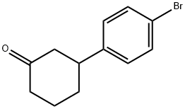 3-(4-BROMOPHENYL)CYCLOHEXANONE 结构式