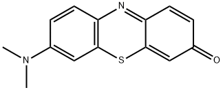 7-(ジメチルアミノ)-3H-フェノチアジン-3-オン 化学構造式