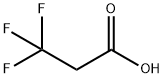 3,3,3-トリフルオロプロピオン酸 化学構造式