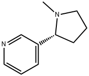 R-(+)-ニコチン 化学構造式