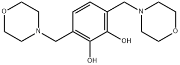 3,6-Bis(morpholinomethyl)catechol 结构式