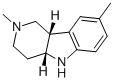 (4aR,9bS)-2,3,4,4a,5,9b-hexahydro-2,8-dimethyl-1H-Pyrido[4,3-b]indole Struktur