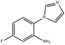 5-FLUORO-2-(1H-IMIDAZOL-1-YL)ANILINE Struktur