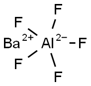 barium pentafluoroaluminate  Structure