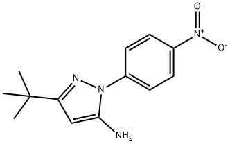 3-TERT-BUTYL-1-(4-NITROPHENYL)-1H-PYRAZOL-5-AMINE Structure