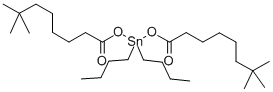 二丁基-二新癸酸锡, 25168-22-3, 结构式