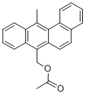 12-メチルベンゾ[a]アントラセン-7-メタノールアセタート 化学構造式