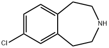 7-CHLORO-2,3,4,5-TETRAHYDRO-1H-3-BENZAZEPINE Structure