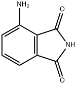 4-アミノ-1H-イソインドール-1,3(2H)-ジオン 化学構造式
