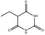 5-エチル-2,4,6(1H,3H,5H)-ピリミジントリオン 化学構造式