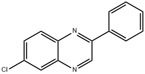 6-氯-2-苯基喹喔啉,25187-19-3,结构式