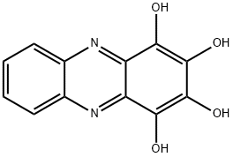 1,2,3,4-フェナジンテトラオール 化学構造式