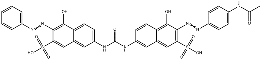 3-[(4-acetamidophenyl)azo]-4-hydroxy-7-[[[[5-hydroxy-6-(phenylazo)-7-sulpho-2-naphthyl]amino]carbonyl]amino]naphthalene-2-sulphonic acid|