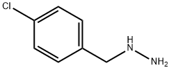 (p-クロロベンジル)ヒドラジン 化学構造式